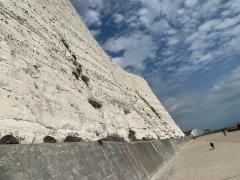 Still under the cliffs